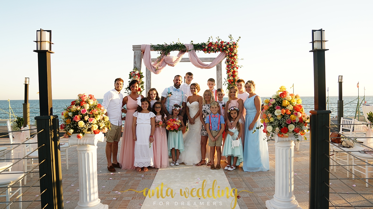 British Wedding in Antalya Kim & Mark Malone 15/10/2018 with 20 guests